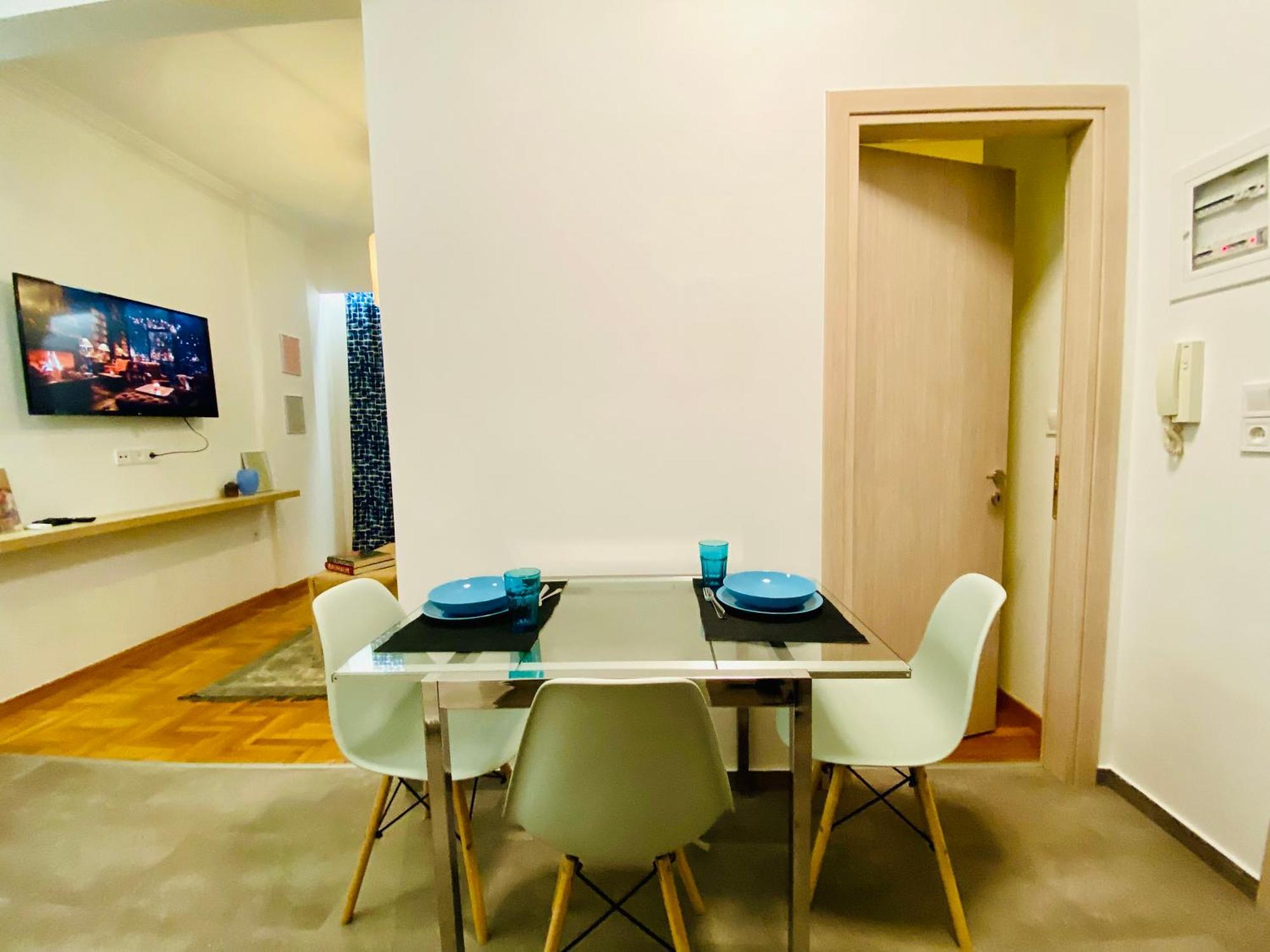Antinoros Inn, Stylish Apartment,3' To Metro Atenas Exterior foto